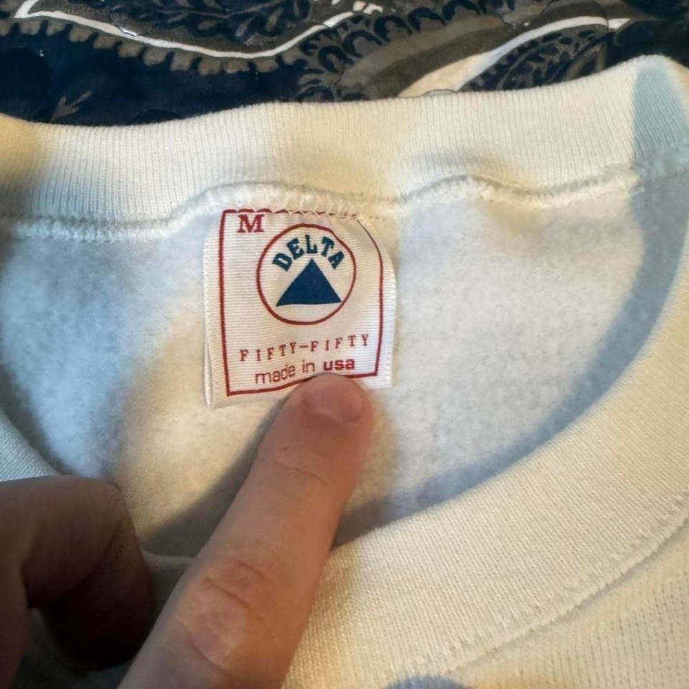 Vintage Delta 1993 NASCAR Dale Earnhardt Crew Pullover Sweatshirt - Picture 3 of 3